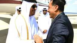رئيس الوزراء يستقبل نظيره القطري...