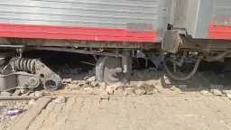 عطل مفاجئ بقطار بني سويف...