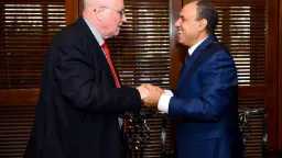 وزير الخارجية يستقبل فولكر كاودر...
