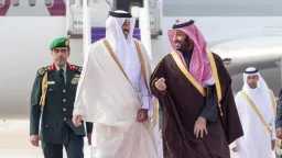 ولي العهد السعودي يستقبل أمير...
