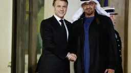 الرئيس الفرنسي ماكرون في زيارة...