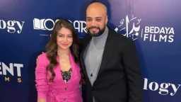الظهور الأول لحاتم صلاح وزوجته...