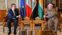 بارزاني يستقبل السفير الفرنسي ويبحث...