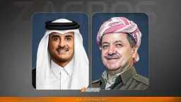اتصال هاتفي بين بارزاني وأمير...