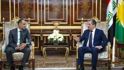 رئيس حكومة كردستان يستقبل السفير...