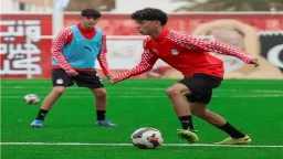 تدريبات استشفائية لمنتخب مصر للناشئين...