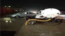محافظ الجيزة يتابع جهود شفط...